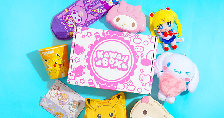Kawaii Box is filled with cute plushies, kawaii accessories, kawaii stationery, squishies and more!